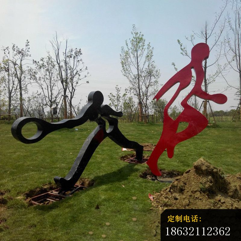 不锈钢运动雕塑，操场不锈钢雕塑_800*800