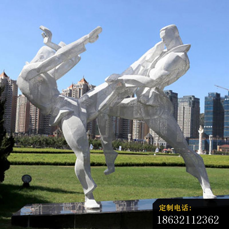 不锈钢运动人物  公园人物雕塑 (8)_800*800