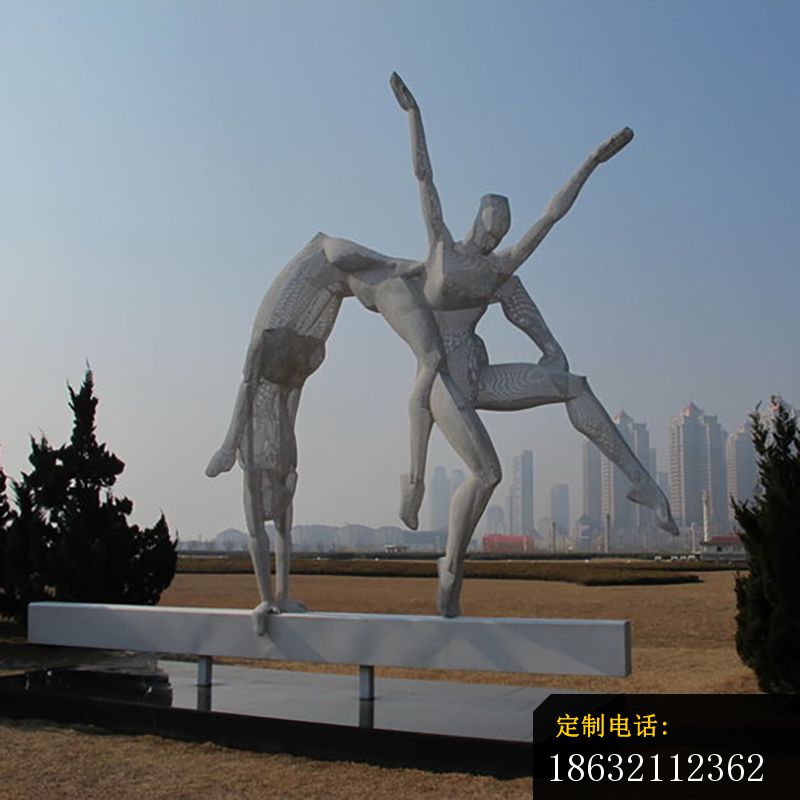 体操雕塑，不锈钢运动雕塑 (1)_800*800