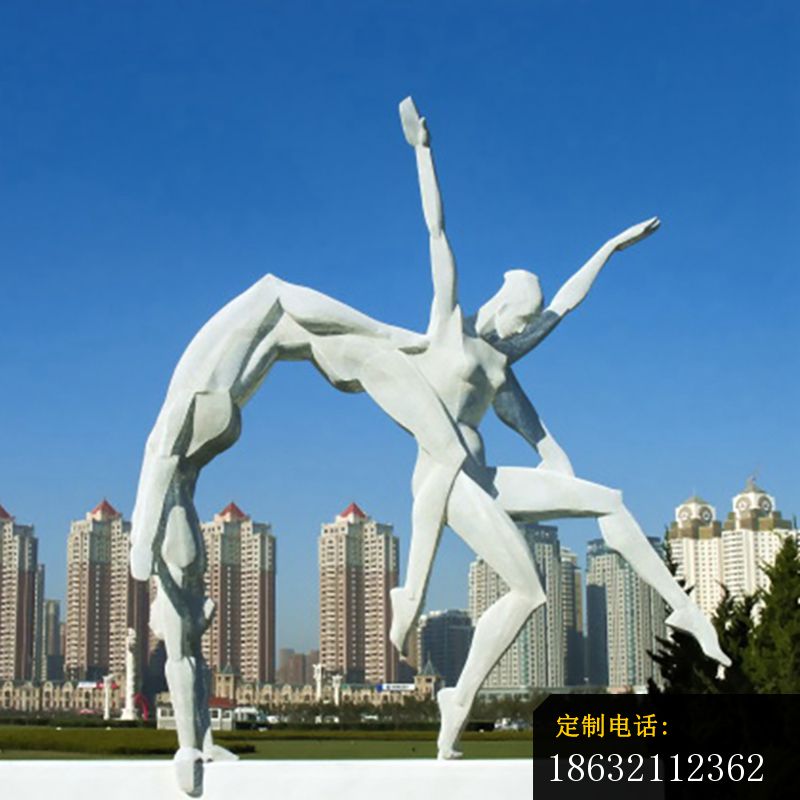 不锈钢运动人物  公园人物雕塑 (5)_800*800