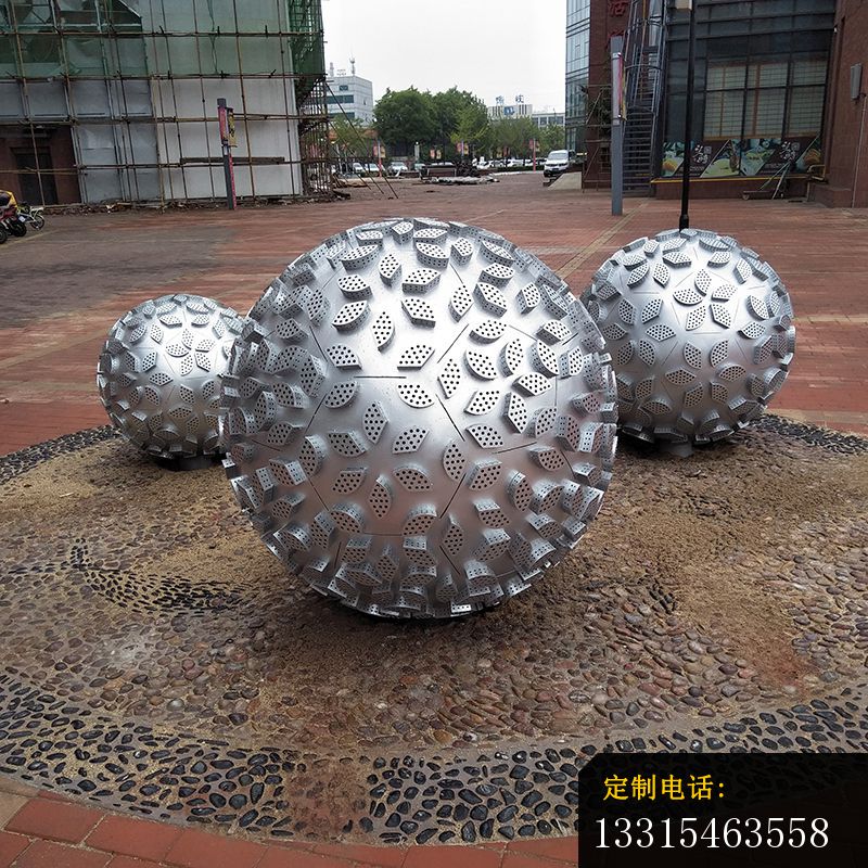 不锈钢商场景观球形雕塑_800*800