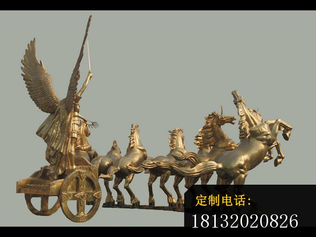 阿波罗战车铜雕铸铜阿波罗战车雕塑_640*480