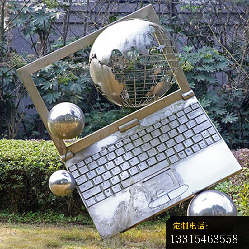 不锈钢镜面电脑    公园景观雕塑_800*800