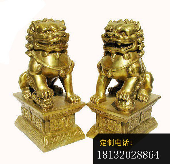 狮子铜雕，北京狮子_591*570