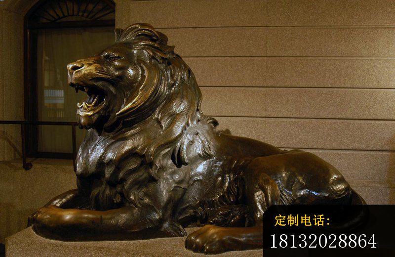 狮子铜雕，铸铜狮子 (2)_800*520