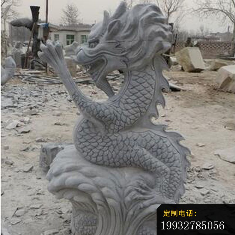 麒麟献宝石雕,公园古代神兽石雕_800*800