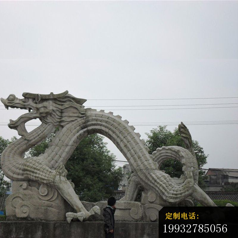石雕龙，广场大理石龙雕塑_800*800
