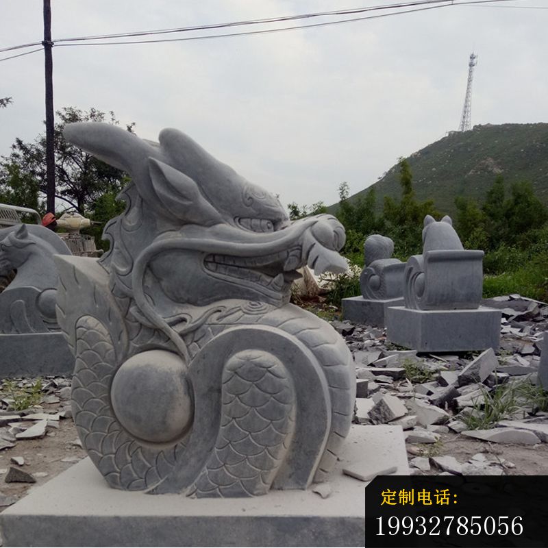 石雕龙，青石龙雕塑_800*800
