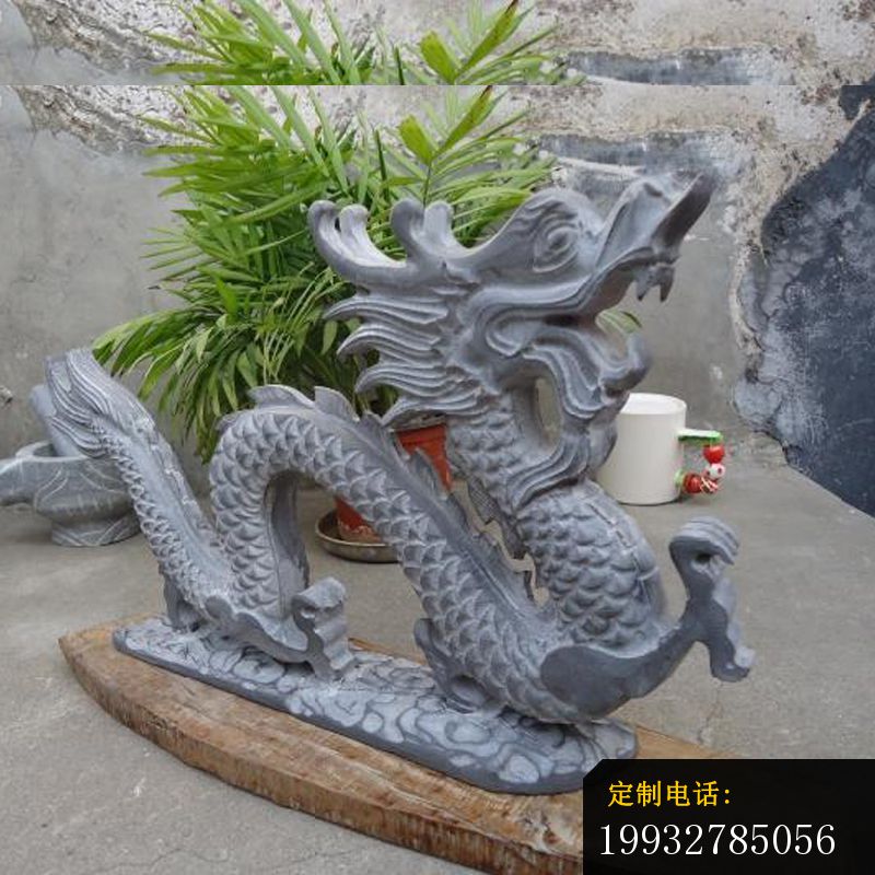 神龙石雕，青石龙雕塑 (2)_800*800