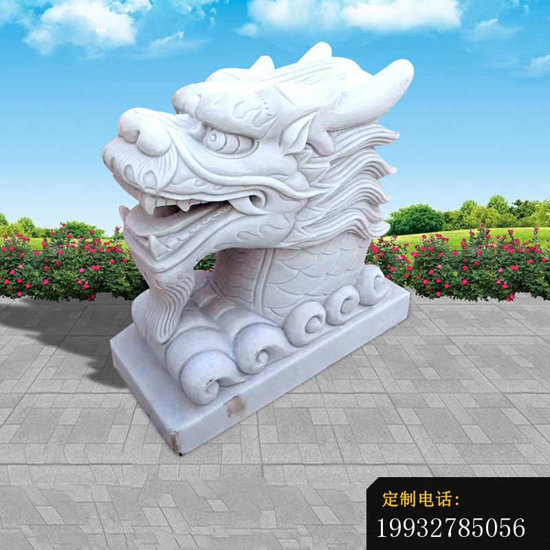 大理石龙头 石雕古代神兽动物_800*800