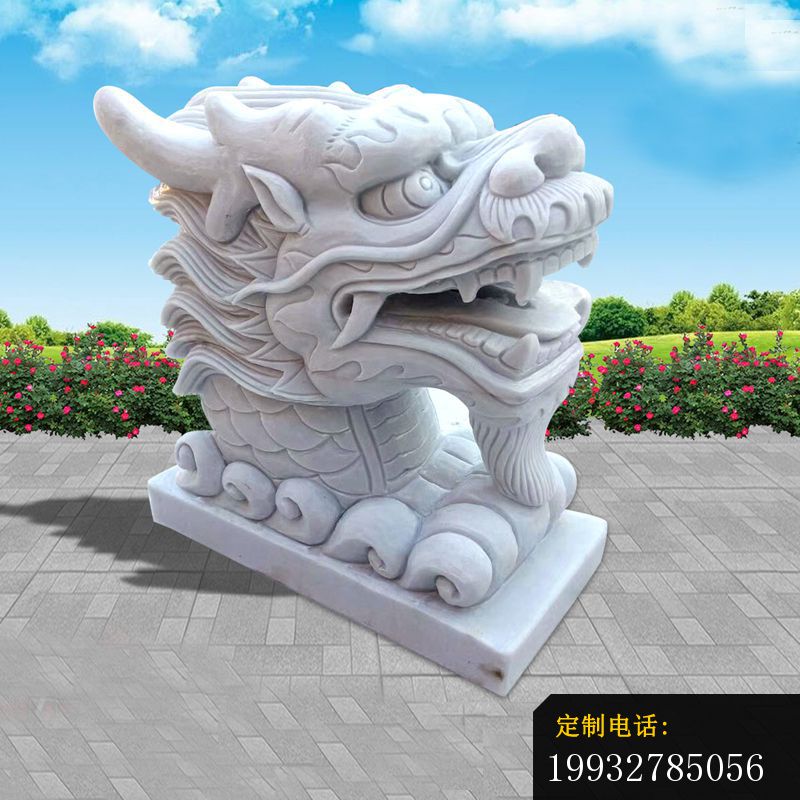 大理石龙头  石雕古代神兽动物_800*800