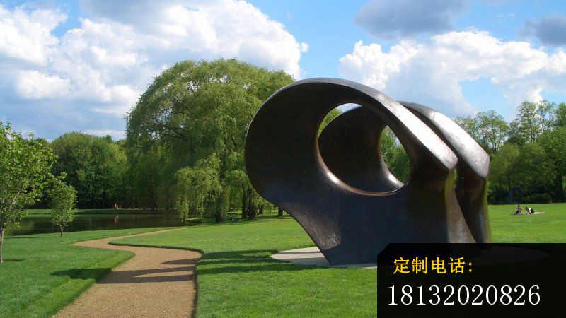 大型抽象雕塑公园景观铜雕_800*450