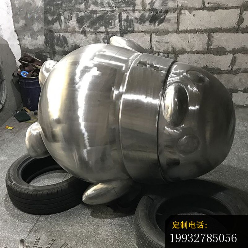 不锈钢企鹅雕塑 (4)_800*800