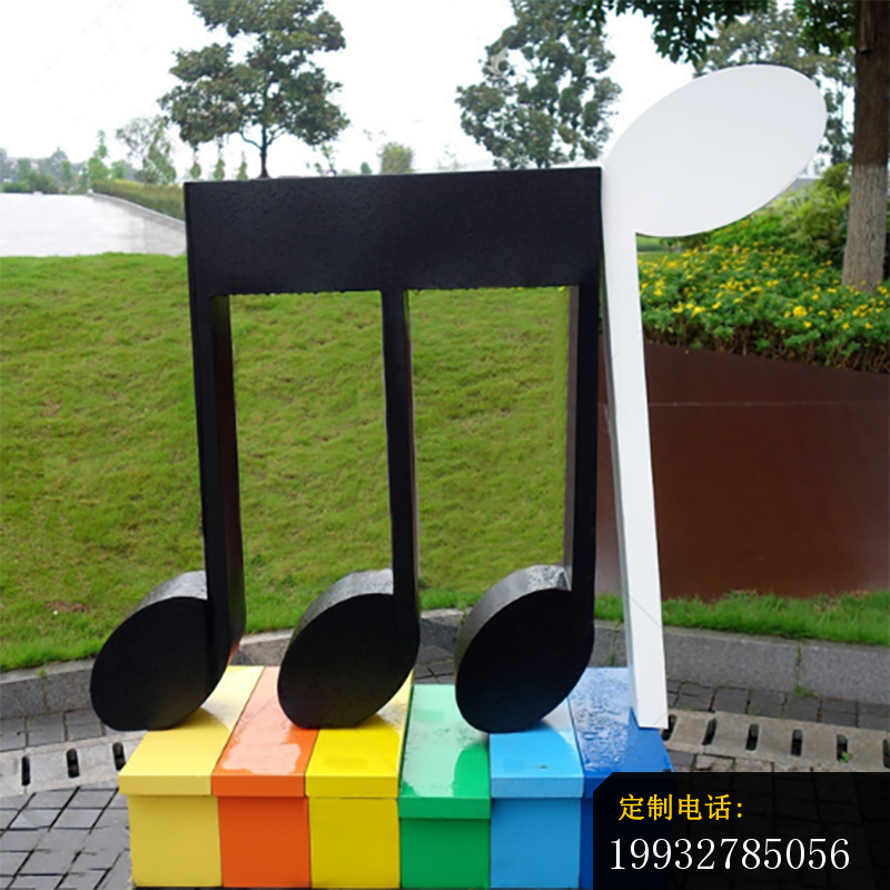 不锈钢音符雕塑 (1)_800*800