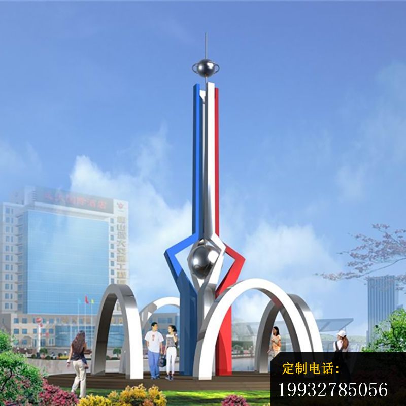 不锈钢雕塑升华，大型广场不锈钢雕塑_800*800