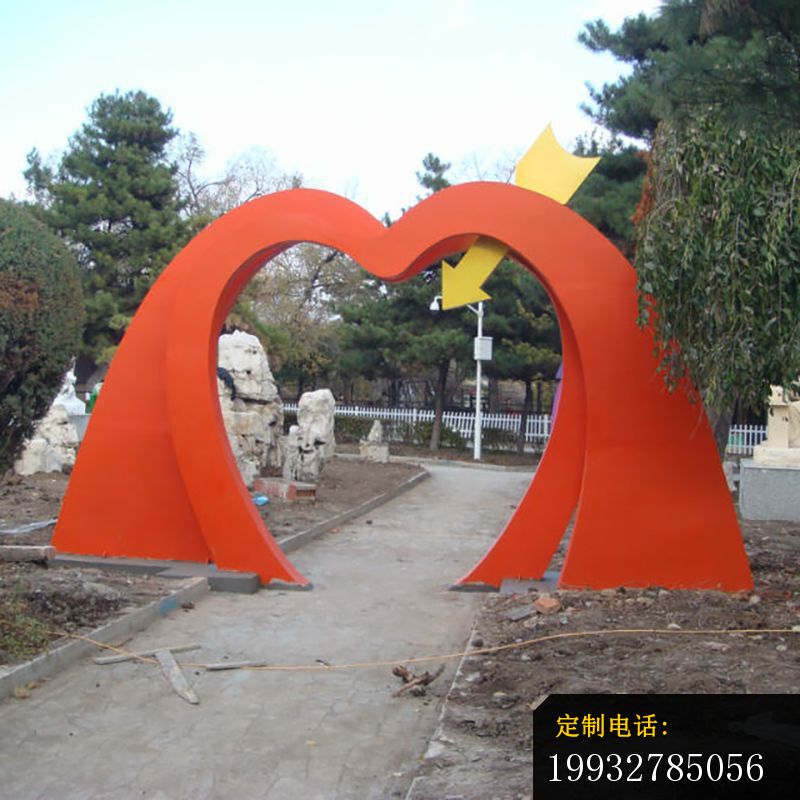 不锈钢拱门雕塑，公园不锈钢拱门雕塑 (1)_800*800