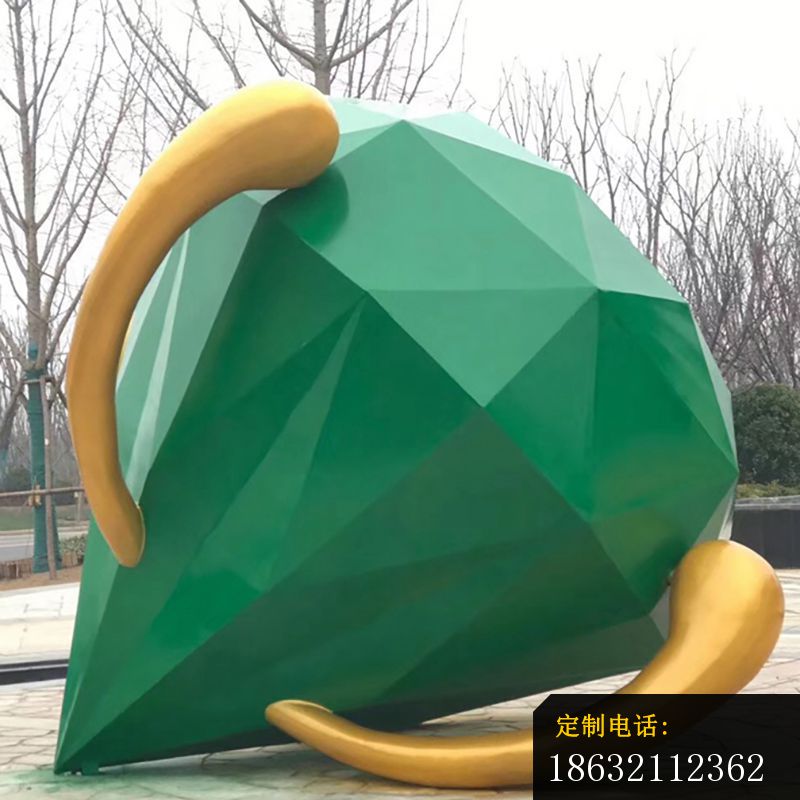 不锈钢钻石   广场景观雕塑_800*800