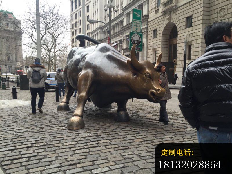 铜牛雕塑，华尔街牛 (6)_800*600