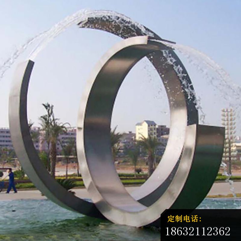 不锈钢情侣戒指   广场景观雕塑_800*800