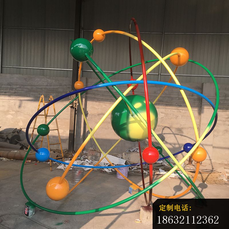 不锈钢星球雕塑，不锈钢校园雕塑 (2)_800*800