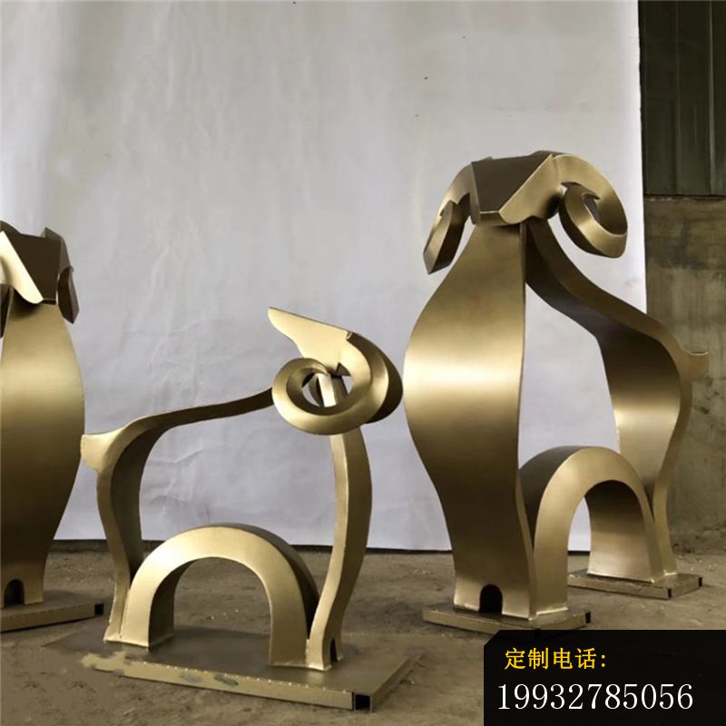 不锈钢羊雕塑 (2)_800*800