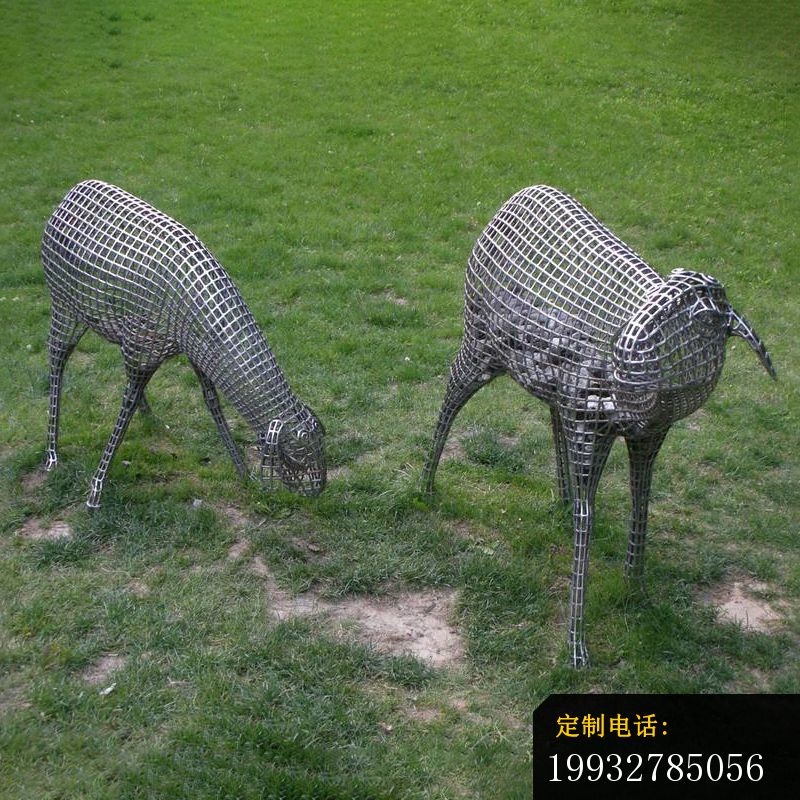 不锈钢羊雕塑 (3)_800*800