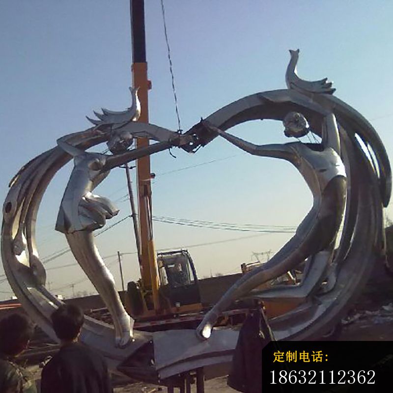 不锈钢爱情雕塑，广场不锈钢雕塑_800*800