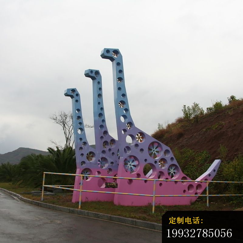 不锈钢恐龙雕塑 (1)_800*800