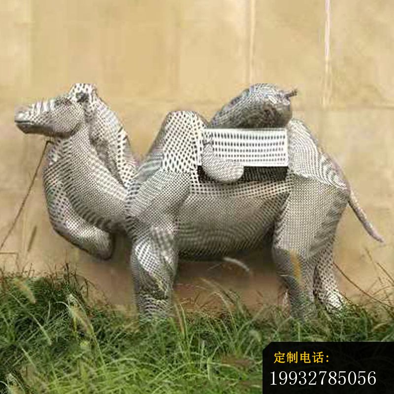 不锈钢骆驼雕塑 (5)_800*800