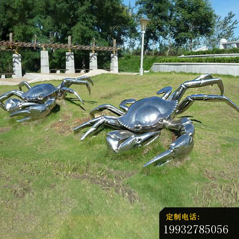 不锈钢螃蟹雕塑 (3)_800*800