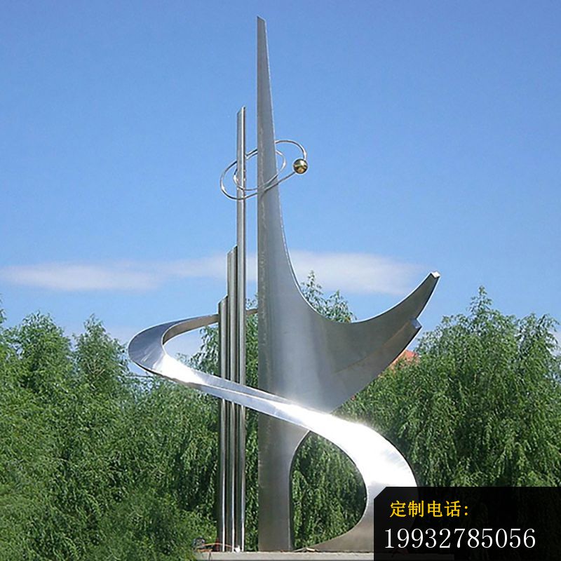 不锈钢海浪升华   广场景观雕塑 (2)_800*800