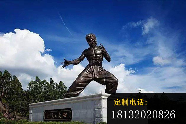 李小龙铜雕广场名人雕塑_630*420