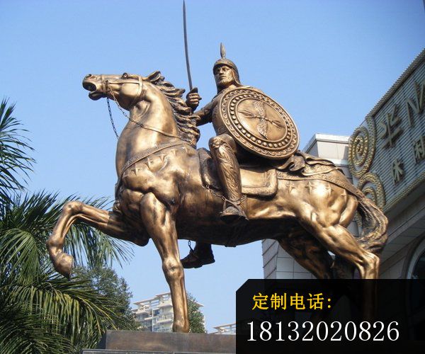 罗马战士雕塑广场景观铜雕_600*500