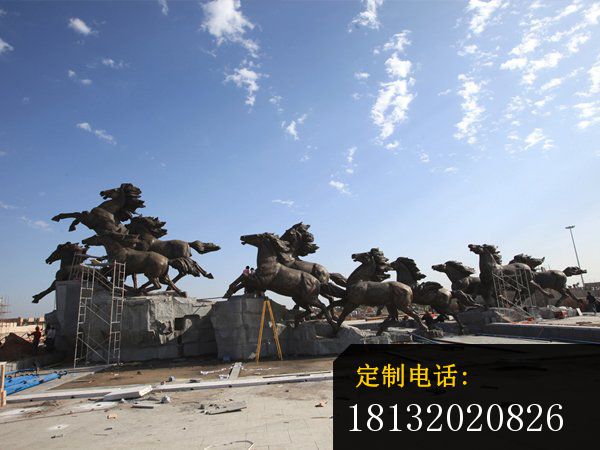 马群铜雕广场铜雕马 (2)_600*450