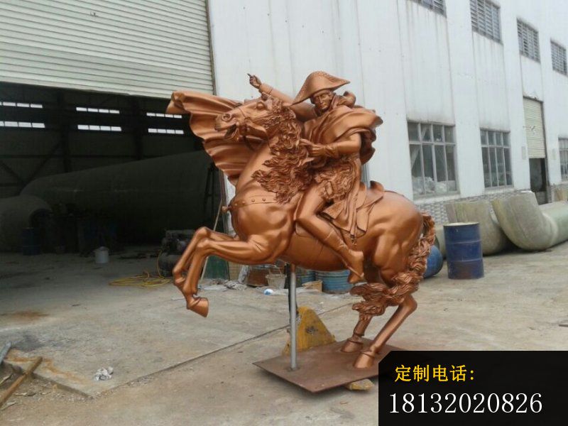 骑马勇士雕塑玻璃钢仿铜人物_800*600