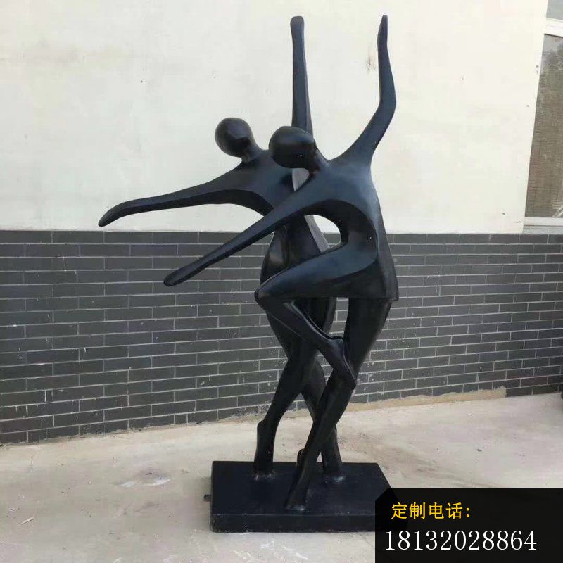 抽象跳舞人物雕塑_800*800
