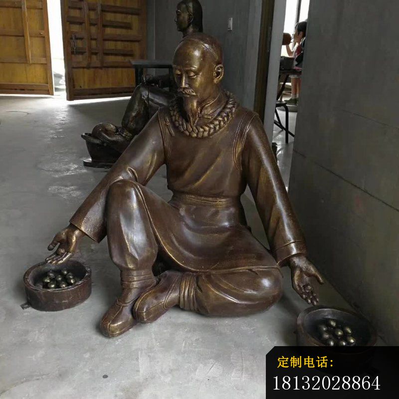 捣药人物铜雕 (1)_800*800