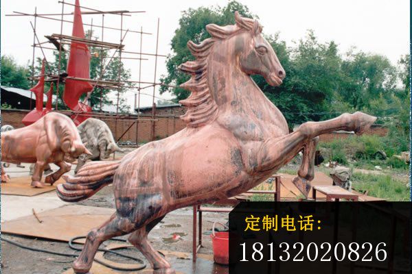 铜雕奔马铸铜动物雕塑_600*400