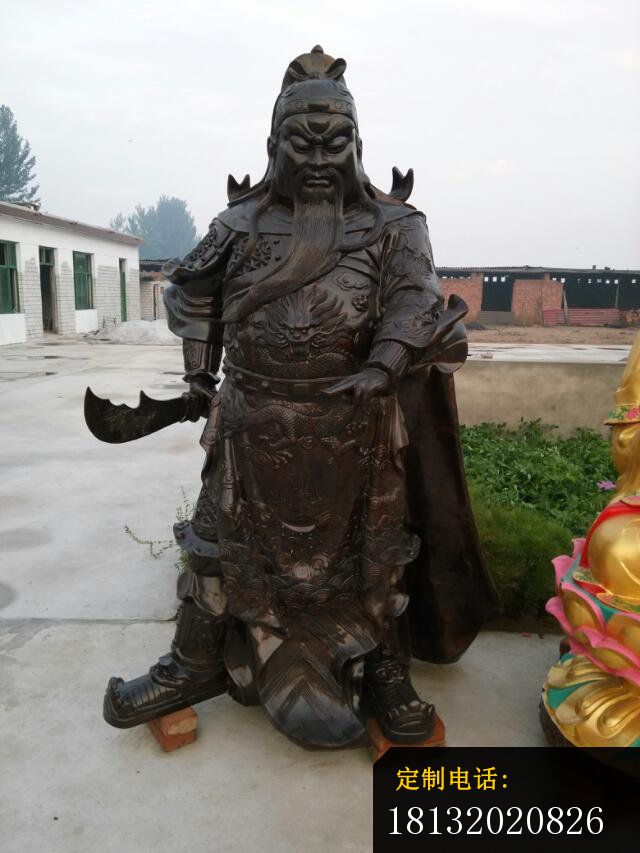 铜雕关公铸铜关公像雕塑_640*853