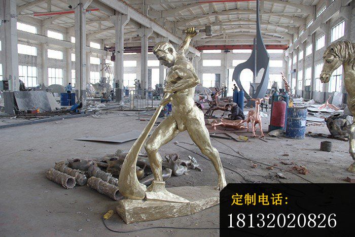 铜雕人物雕塑，人物造型雕塑 (3)_700*467