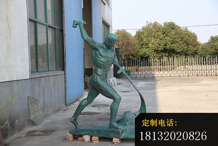 铜雕人物雕塑，人物造型雕塑 (5)_700*467