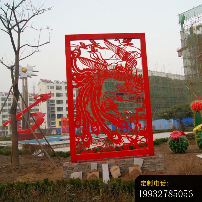不锈钢剪纸雕塑，公园不锈钢雕塑 (9)_800*800