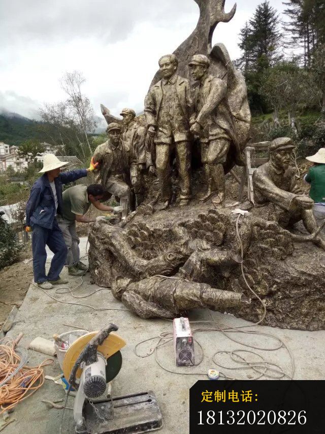 伟人铜雕广场纪念雕塑_640*853