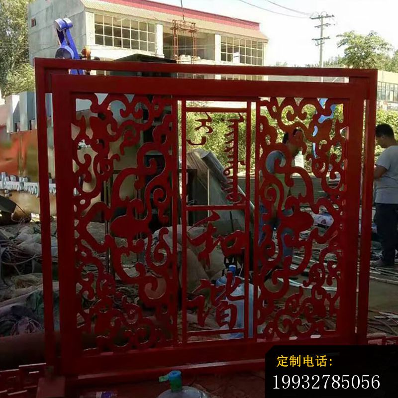 不锈钢剪纸门窗  公园景观雕塑_800*800