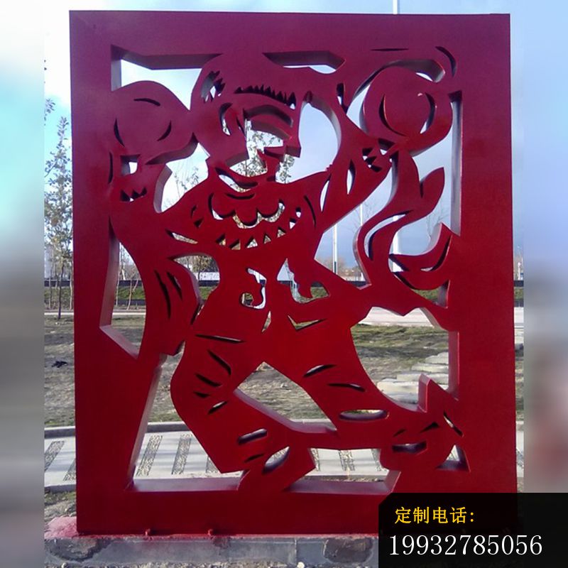 不锈钢景观雕塑，不锈钢剪纸雕塑 (5)_800*800
