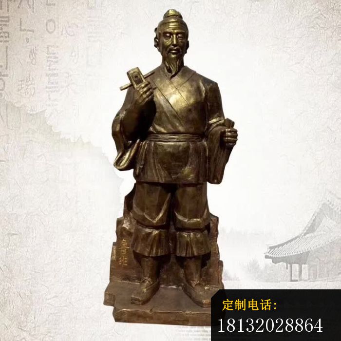 古代木匠鲁班人物雕塑_700*700