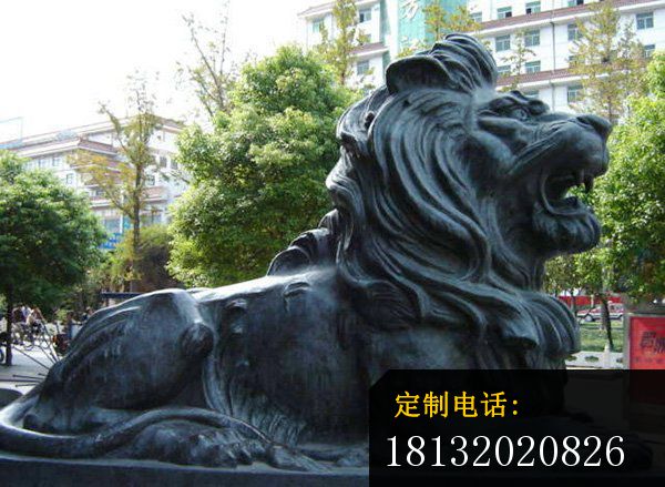 西洋狮子铜雕青铜狮子雕塑_600*439