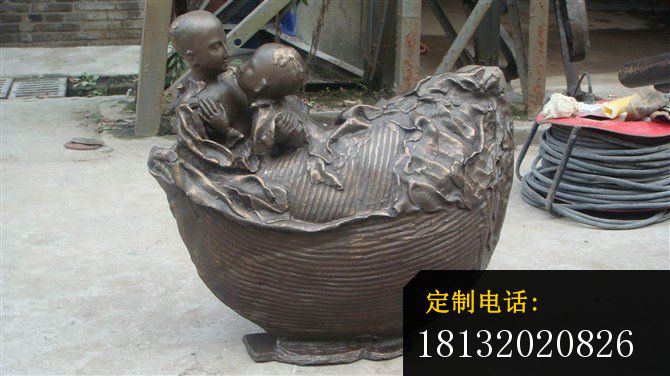 小孩铜雕广场景观铜雕_670*376