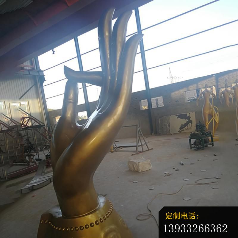 广场不锈钢手指景观摆件雕塑_800*800