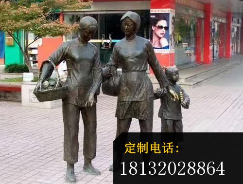 逛街人物铜雕_500*378